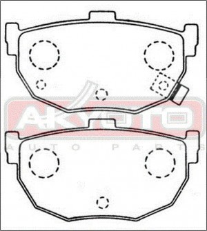 Колодки тормозные дисковые AKD-2130 AKYOTO