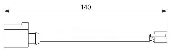 Датчик износа тормозных колодок WI0703 BREMSI