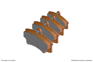 Колодки тормозные дисковые AN369WK AKEBONO
