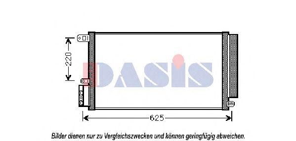 Радиатор кондиционера 022005N AKS DASIS