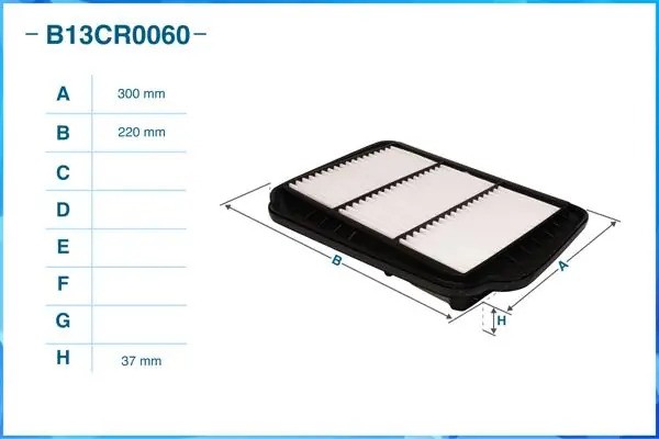 Фильтр воздушный B13CR0060 CWORKS