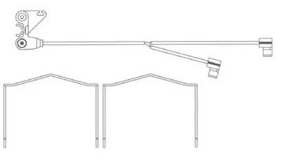 Датчик износа тормозных колодок FAI141 ABEX