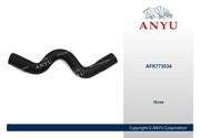 Патрубок радиатора верхний AFK773034 ANYU