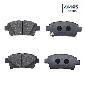 Колодки тормозные дисковые SN686P ADVICS