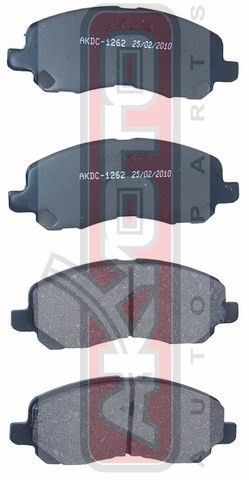 Колодки тормозные дисковые AKDC-1262 AKYOTO