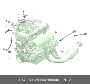 Датчик давления масла 601200382900000 UAZ UAZ