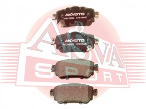 Колодки тормозные дисковые AKD-02202 AKYOTO