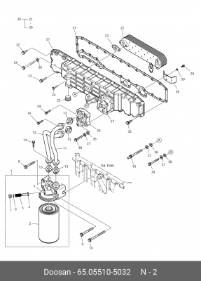 Деталь 65055105032 DOOSAN
