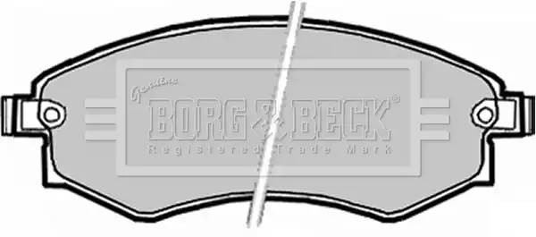 Колодки тормозные дисковые BBP1913 BORG BECK