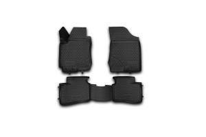 Комплект резиновых автомобильных ковриков 3D в салон HYUNDAI i30 2007-2012 4 шт. NLC3D2028210H ELEMENT