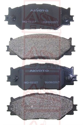 Колодки тормозные дисковые AKD-01107 AKYOTO