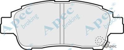 Колодки тормозные дисковые PAD1092 APEC BRAKING