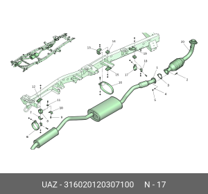 MSK00162540252 316020120307100 UAZ UAZ