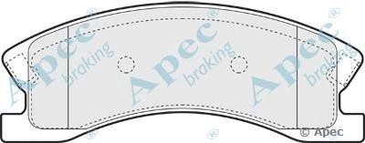 Колодки тормозные дисковые PAD1389 APEC BRAKING