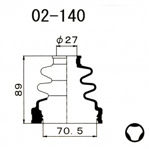 Пыльник ШРУСа 02140 1 56 MARUICHI