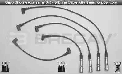 Провод высоковольтный системы зажигания 24.504 BRECAV