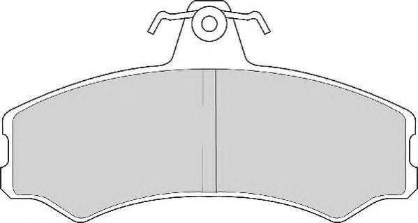 Колодки тормозные дисковые AVR107 ABEX