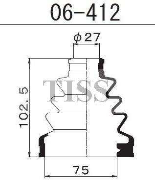 Пыльник ШРУСа 06412 1 56 MARUICHI