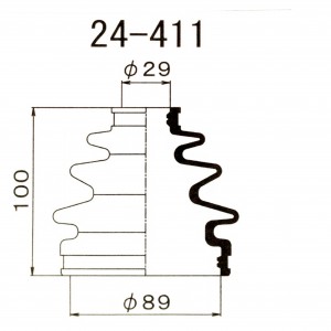 Пыльник ШРУСа 24411 1 56 MARUICHI