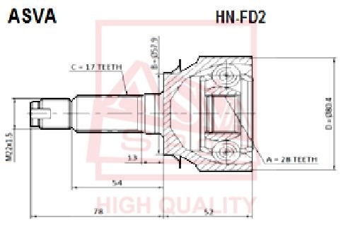 2000079541174 HN-FD2 ASVA