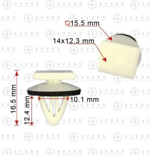 Клипса крепежная 8581837000 AVERS