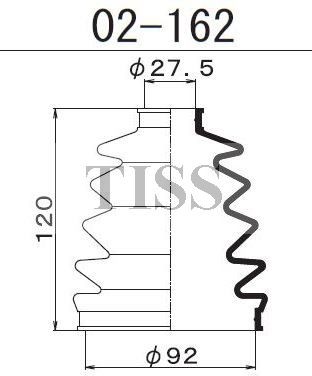 Пыльник ШРУСа 02162 1 56 MARUICHI