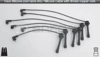 Провода высоковольтные системы зажигания (комплект) 42.515 BRECAV