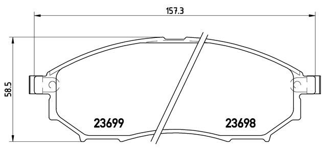 P560588020584061435 P56058 BREMBO