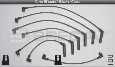 Провода высоковольтные системы зажигания (комплект) 29520 BRECAV