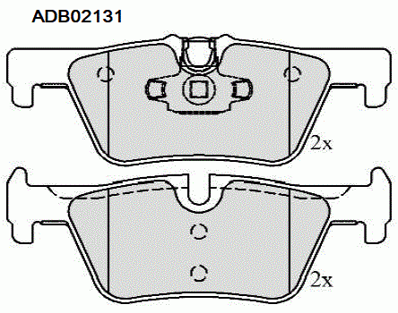 Колодки тормозные дисковые ADB02131 ALLIED NIPPON