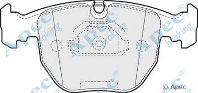 Колодки тормозные дисковые PAD948 APEC BRAKING