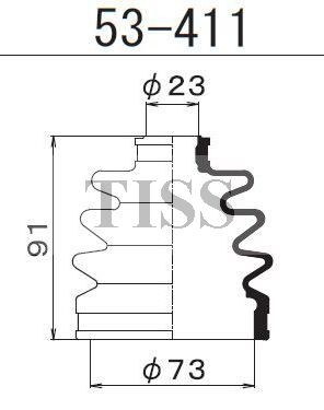 53-411 MARUICHI Пыльник ШРУС 53411 1 56 MARUICHI