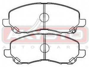 Колодки тормозные дисковые AKDC-1262 AKYOTO