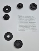 Клипсы для крепления ковров резина черный 2 шт. АГАТЭК A.001.05.H A00105H AGATEK