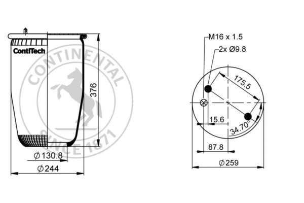 Деталь 6620NP01 CONTITECH