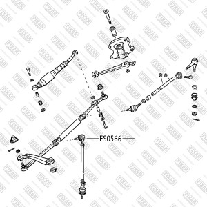 Наконечник рулевой тяги FS0566 FIXAR
