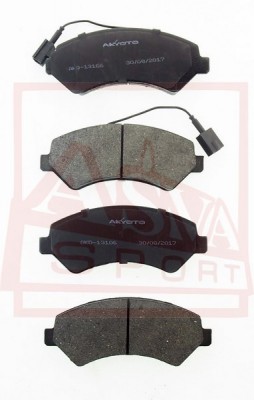 Колодки тормозные дисковые AKD-13106 AKYOTO