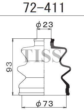 72411 Пыльник для шруса MARUICHI 72-411 72411 1 56 MARUICHI