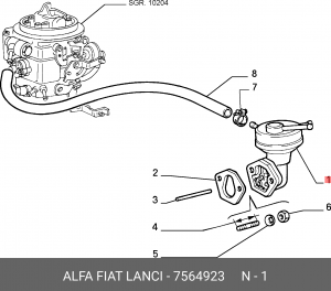Ремень приводной 7564923 ALFA FIAT LANCIA