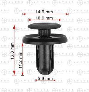 Клипса крепежная MR288150 AVERS
