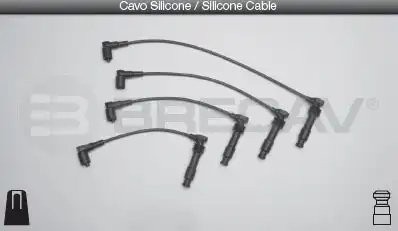 Провода высоковольтные системы зажигания (комплект) 36511 BRECAV