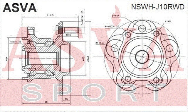 2000079544137 NSWH-J10RWD ASVA