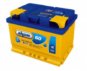 Аккумулятор АКОМ LB 60 А/ч обратная R+ EN 590A 242x175x175 6CT-60.0 LB 6CT600LB AKOM