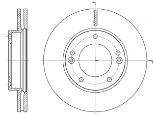 Диск тормозной GR-21463 G BRAKE