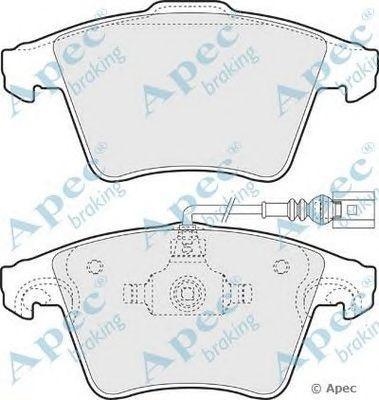 Колодки тормозные дисковые PAD1336 APEC BRAKING