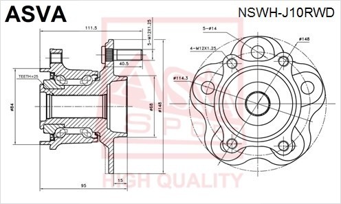 2000079544137 NSWH-J10RWD ASVA