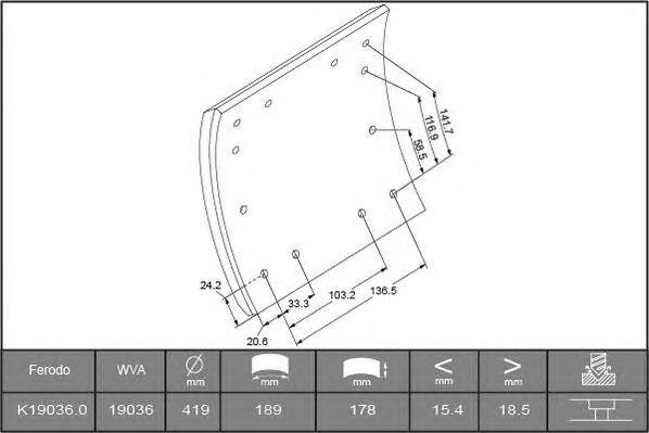 Деталь B2858927 ABEX