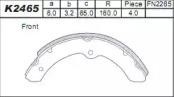 Колодки тормозные барабанные K2465 ASIMCO