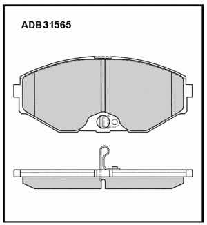 Колодки тормозные дисковые ADB31565 ALLIED NIPPON