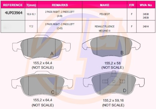 8502540000004 4UP03964 4U